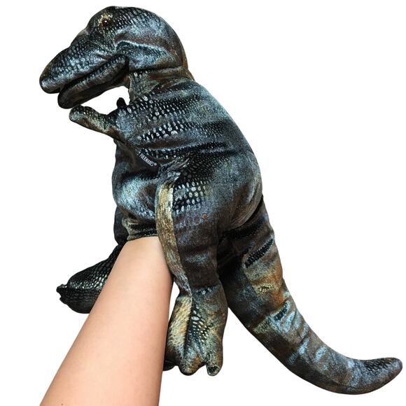 Folkmanis Tyranosaurus TRex Dinosaur Hand Puppet 15" - Picture 1 of 7